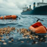 Graneleiro afundou no Mar de Azov após suposto ataque de drone