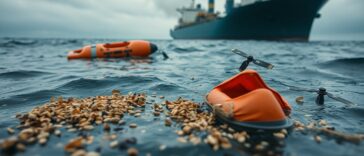 Graneleiro afundou no Mar de Azov após suposto ataque de drone