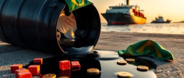 Petróleo recua e petrolíferas brasileiras perdem até 8% com trégua entre EUA e Irã