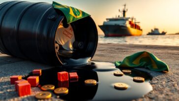 Petróleo recua e petrolíferas brasileiras perdem até 8% com trégua entre EUA e Irã