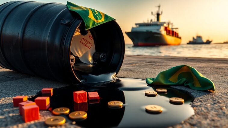 Petróleo recua e petrolíferas brasileiras perdem até 8% com trégua entre EUA e Irã